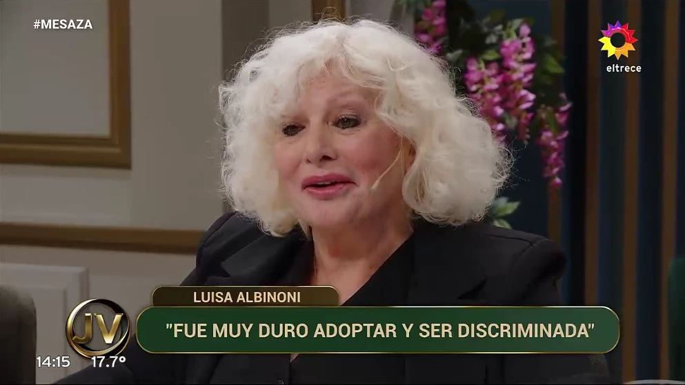 Luisa Albinoni recordó la historia de adopción de su hija
