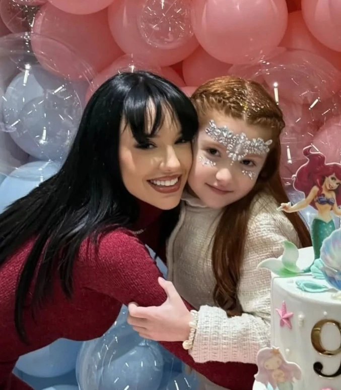 Así fue el cumpleaños temático de Shaina, la hija de la Joaqui