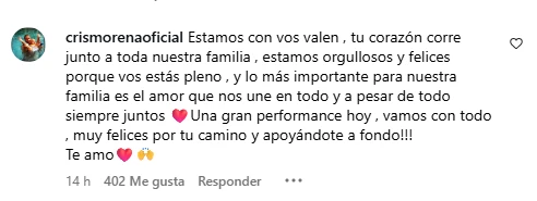 Cris Morena rompió el silencio tras la muerte de Mila Yankelevich, su nieta: "A pesar de todo, siempre juntos"