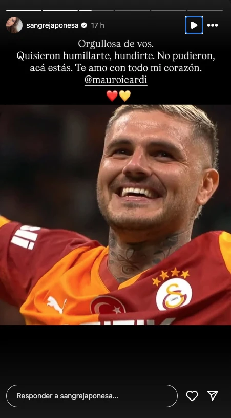 La China Suárez y sus palabras de amor y felicitación a su pareja tras el partido de su regreso a las canchas