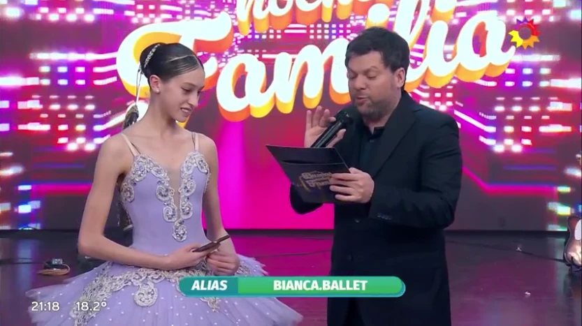Bianca, la bailarina de 14 años que conmovió en Buenas noches Familia y hará realidad su sueño en Estados Unidos