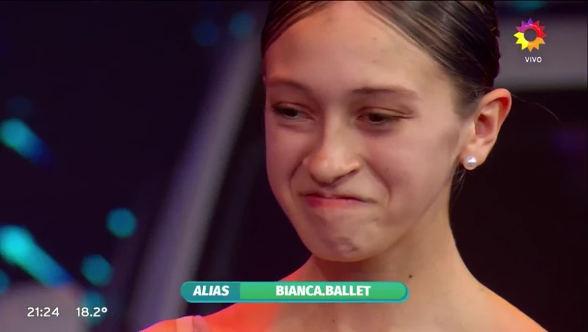 Bianca, la bailarina de 14 años que conmovió en Buenas noches Familia y hará realidad su sueño en Estados Unidos