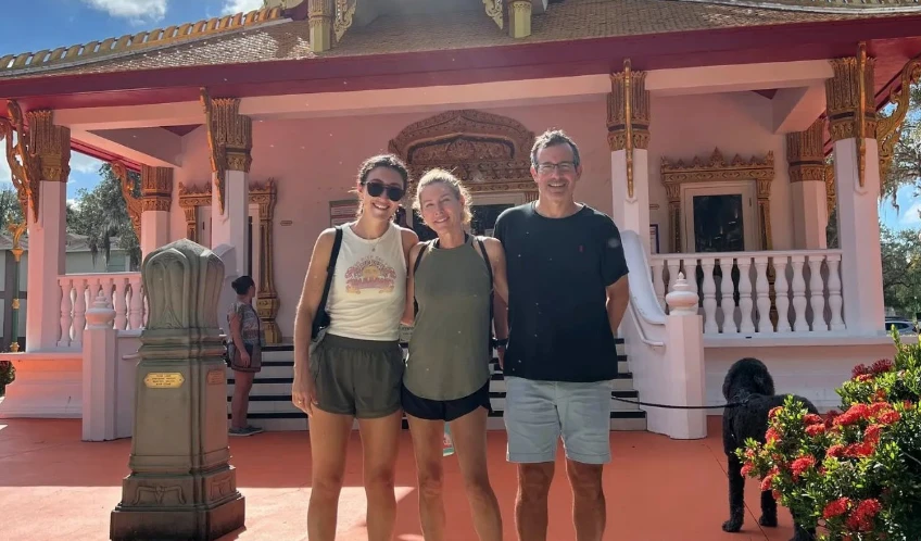 Sophie Rottenberg, Laura Reiley y Jon Rottenberg. Foto: archivo personal/Laura Reiley