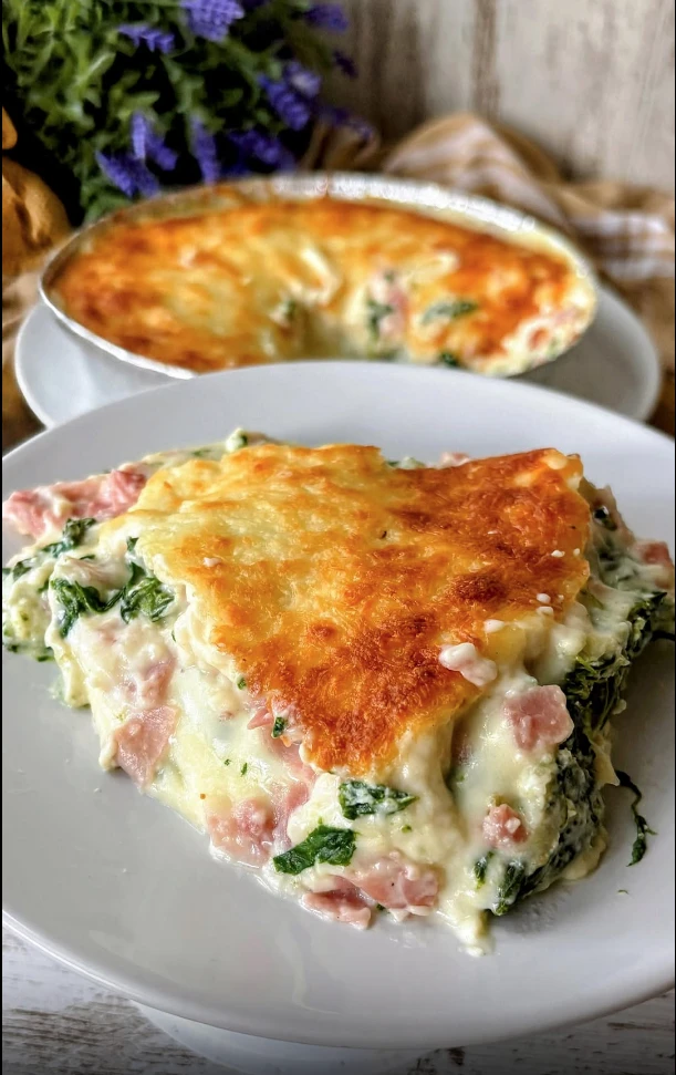 Gratinado de espinacas y ricota