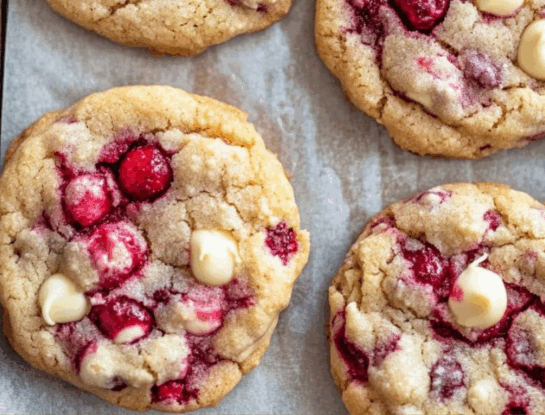 Cómo hacer cookies de frutos rojos y chocolate blanco en simples pasos