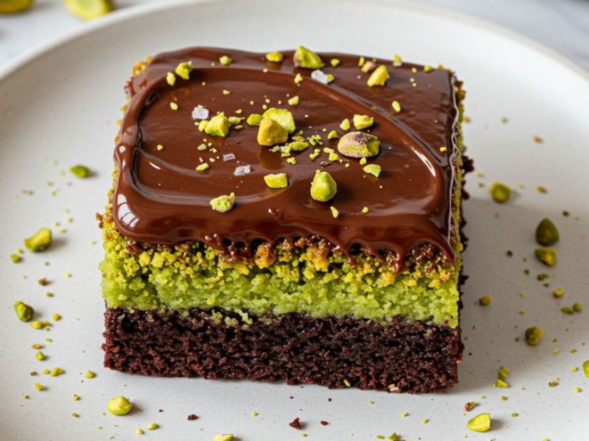 Dubai chocolate brownie: una receta inspirada en la barra viral de chocolate