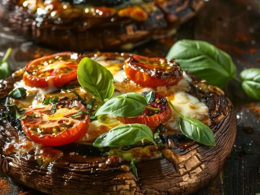 pizzetas de portobellos