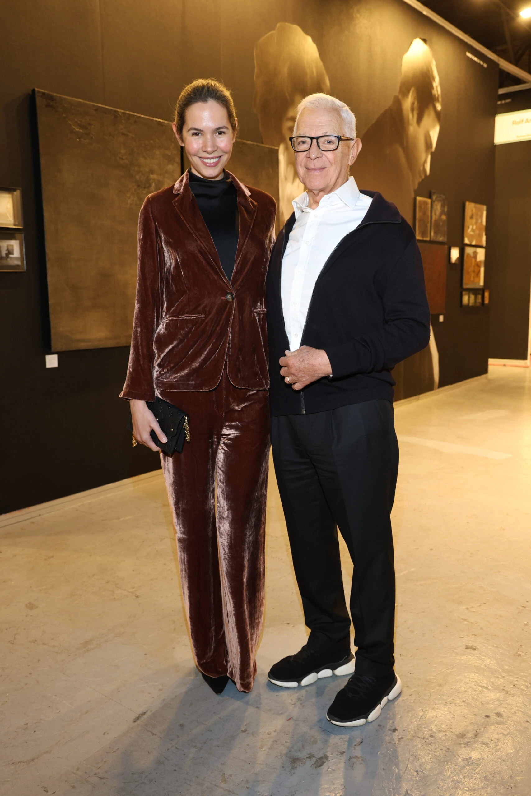 Elina y Eduardo Costantini en la preapertura de ARTEBA 2025_107