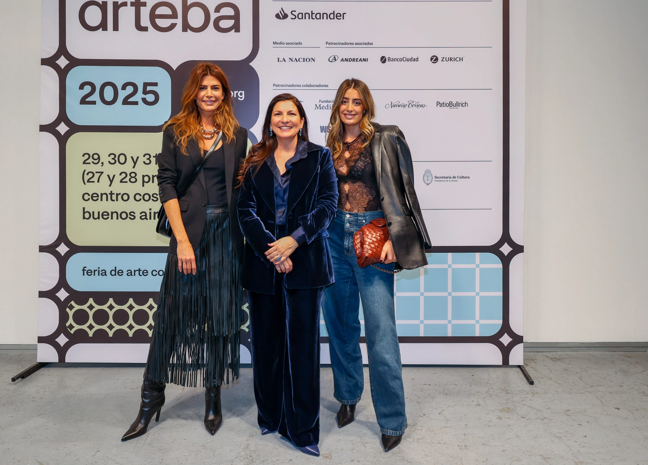 Juliana Awada, Larisa Andreani, Valentina Barbier