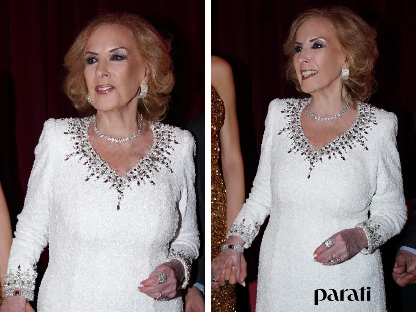 Mirtha Legrand brilló con un look de Claudio Cosano en la gala Para Ti