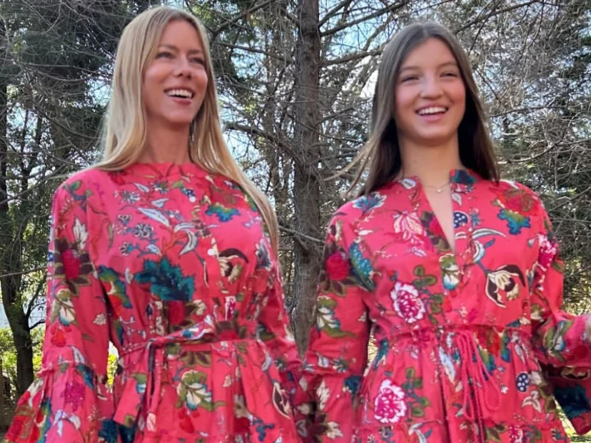 Nicole Neumann y Allegra Cubero con un look matchy matchy primaveral