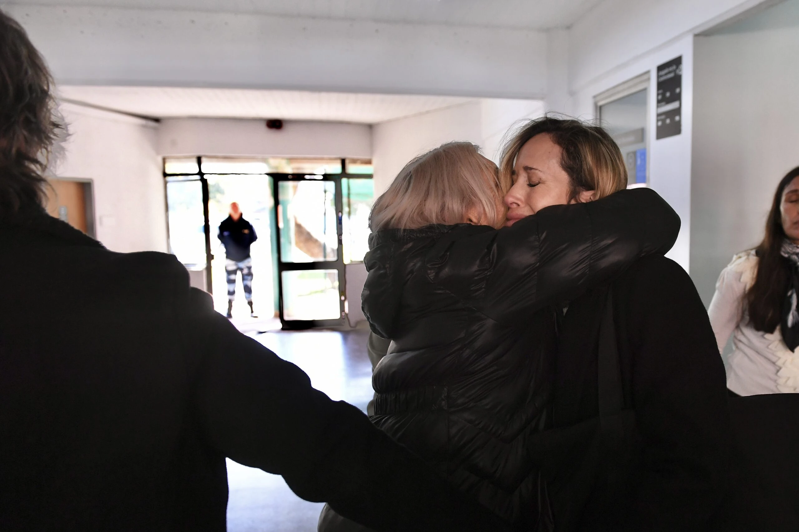 Julieta Prandi tras conocer el veredicto. Foto: RS Fotos