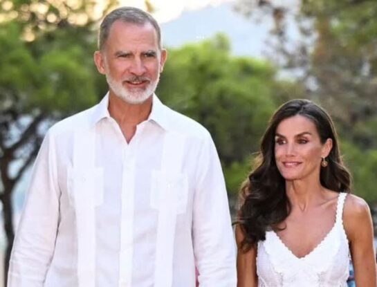 El look de inspiración nupcial de Letizia Ortiz