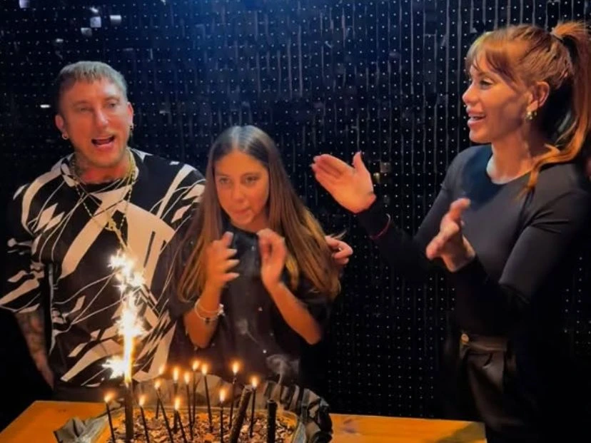 cumple de Alma, la hija de El Polaco y Valeria Aquino