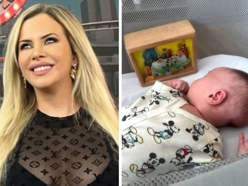 Alejandra Maglietti presentó a Manuel, su primer hijo: todas las fotos