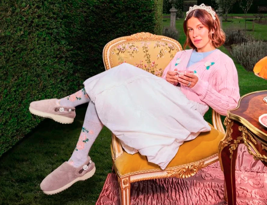 Millie Bobby Brown lleva zapatos cozy para los días más fríos