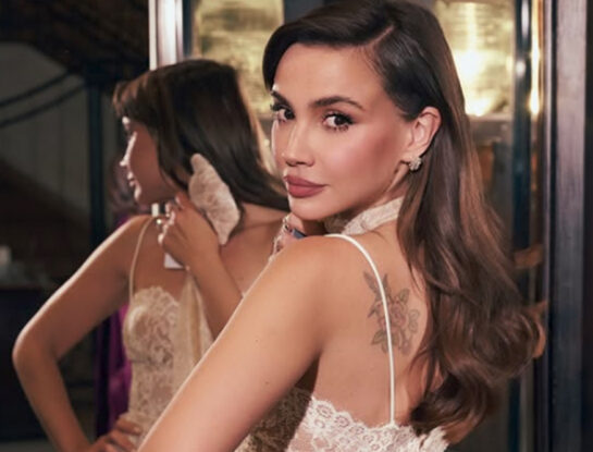 El romántico y glamoroso look de Celeste Cid que marca tendencia para novias modernas esta temporada