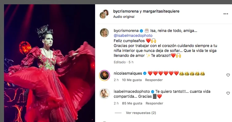 Cumpleaños de Isabel Macedo