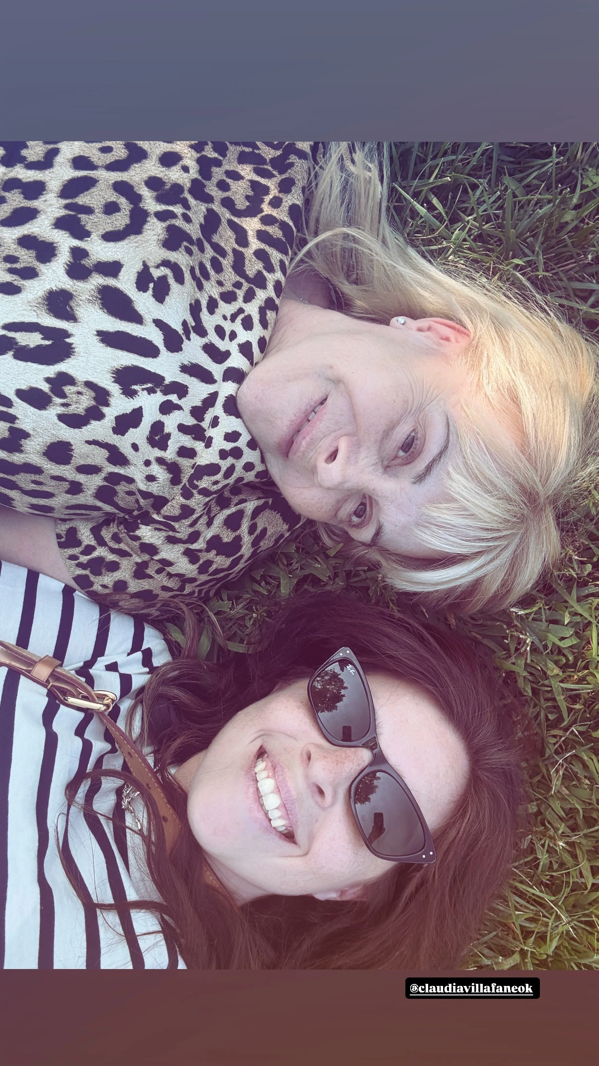 Dalma Maradona y Claudia Villafañe. Foto: IG.