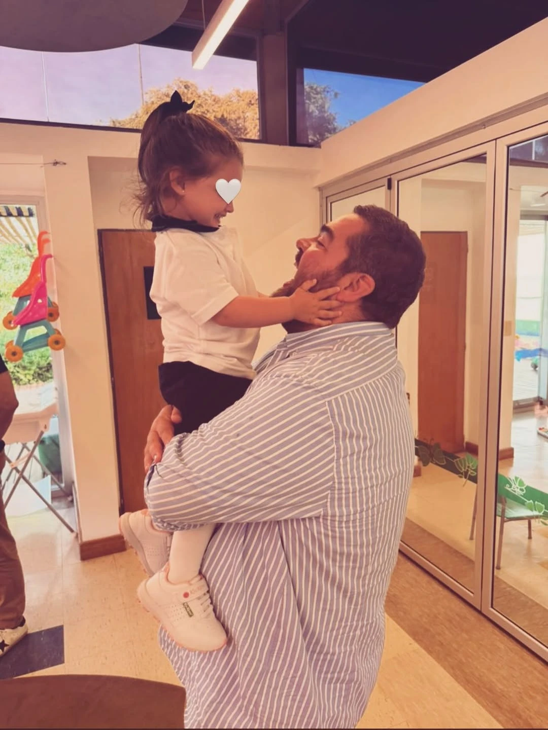 Darío Barassi publicó unas fotos junto a Inés, su hija menor. Fotos: IG. 