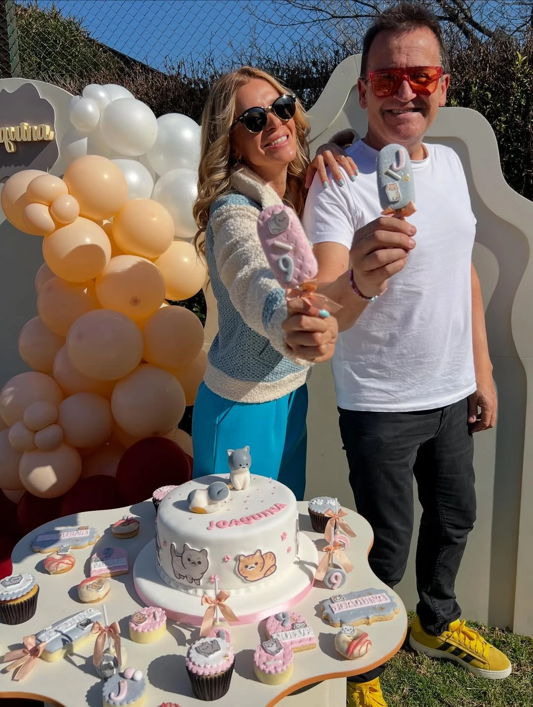 Álvaro Navia y Vanina Escudero. Fotos: IG.