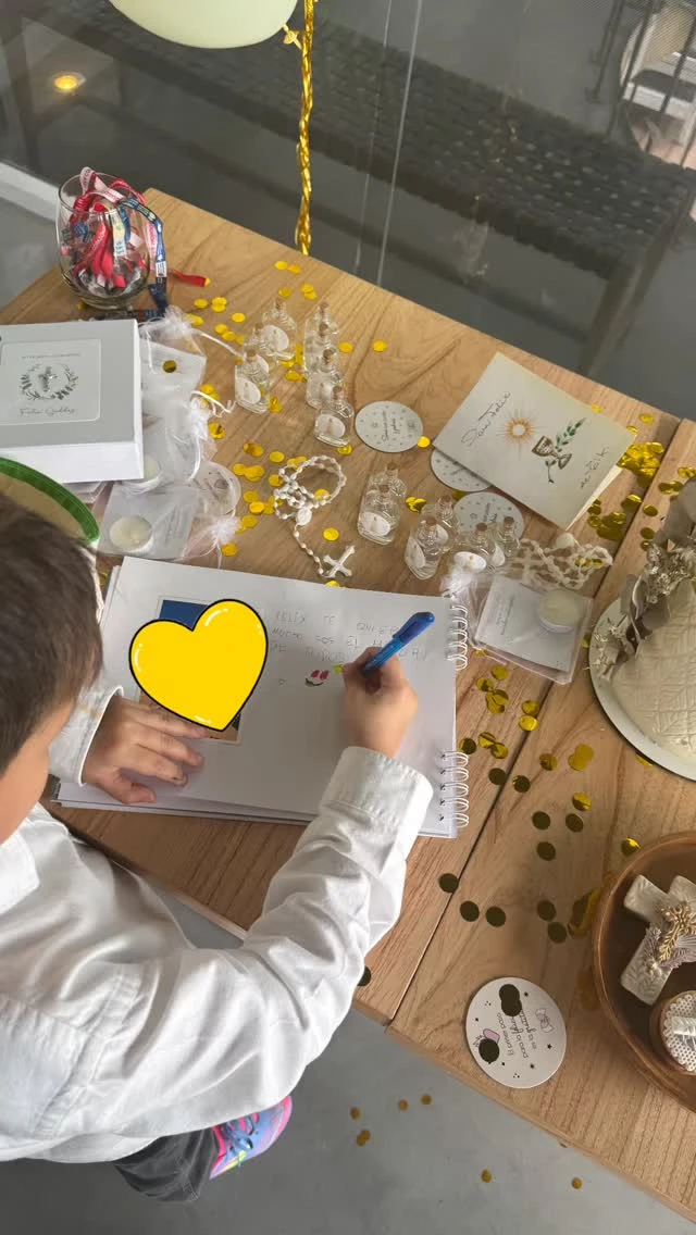 Comunión hijo Anita Espasandín