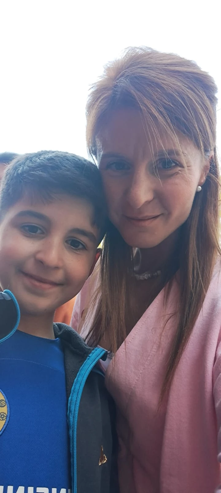 Una de las últimas fotos de Natalia con Joaquín