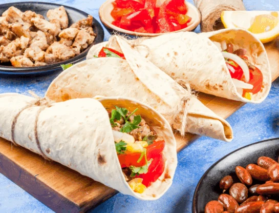 Wraps sin gluten: la receta para armar con tu relleno favorito