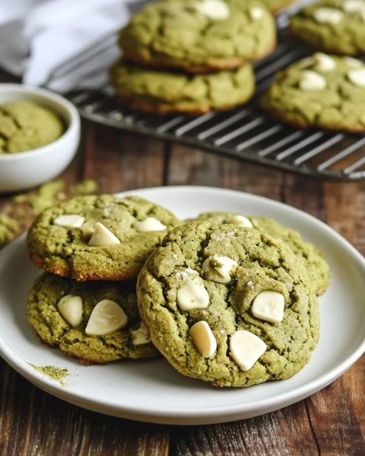 Cookies de matcha con chocolate blanco: una receta perfecta para una tarde de lluvia

