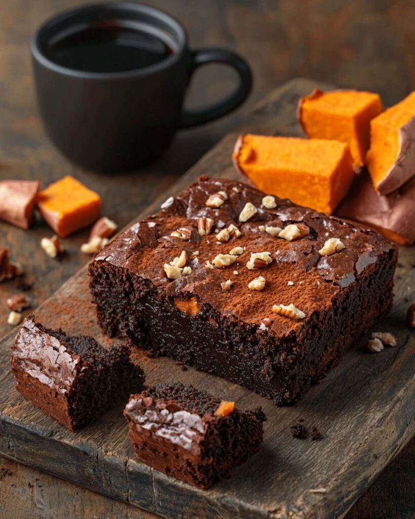 Brownies de batata y cacao