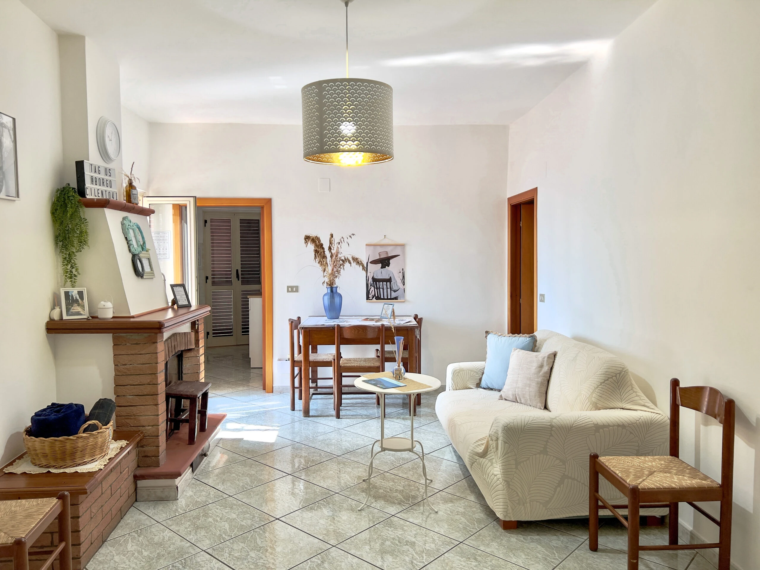 Foto del interior de la casa hoy.