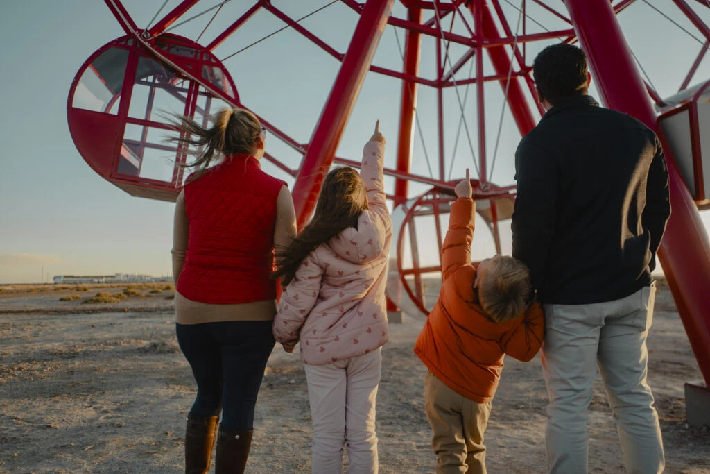 El parque temático en el Salar de Uyuni