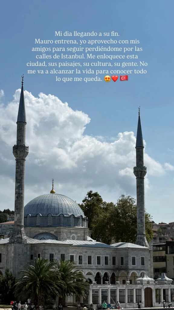 posteo china suárez sobre su vida en estambul