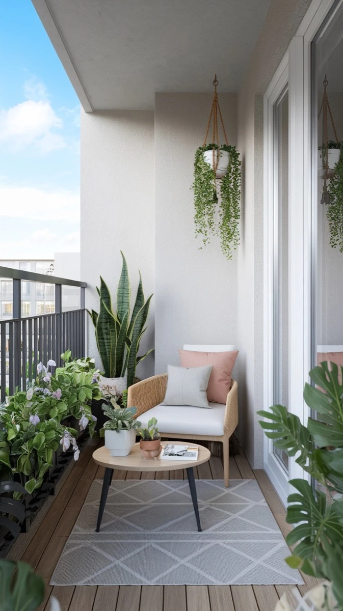 No hace falta tener un gran jardín para disfrutar de esta estación -afirma Constanza Delgado, 