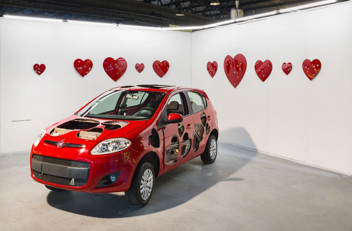 “Milenial” de Federico Roldán Vukonich, ganador del Premio en Obra en la categoría Artista en arteba 2025. 