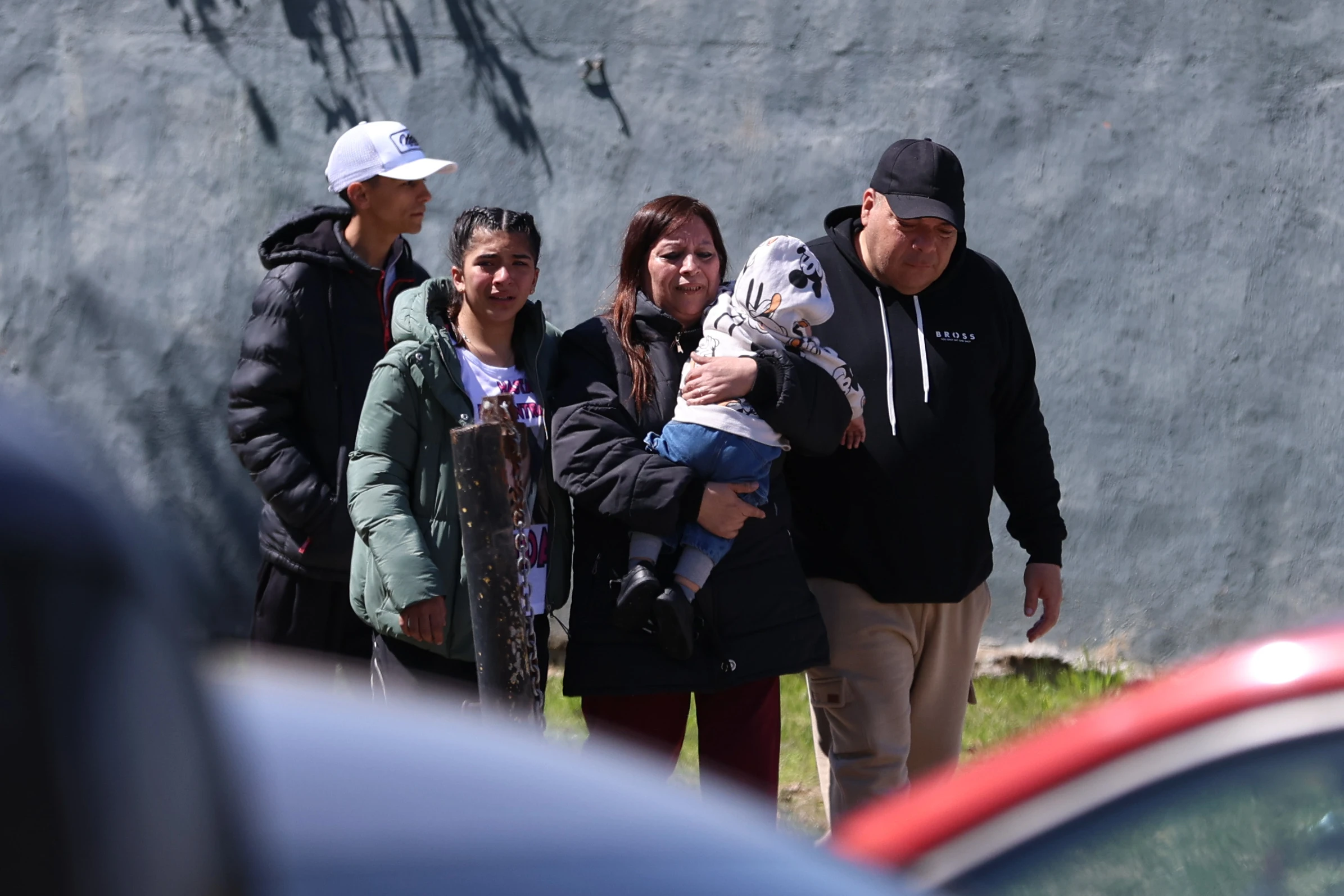 Dolor y consternación en la despedida a Morena y Brenda