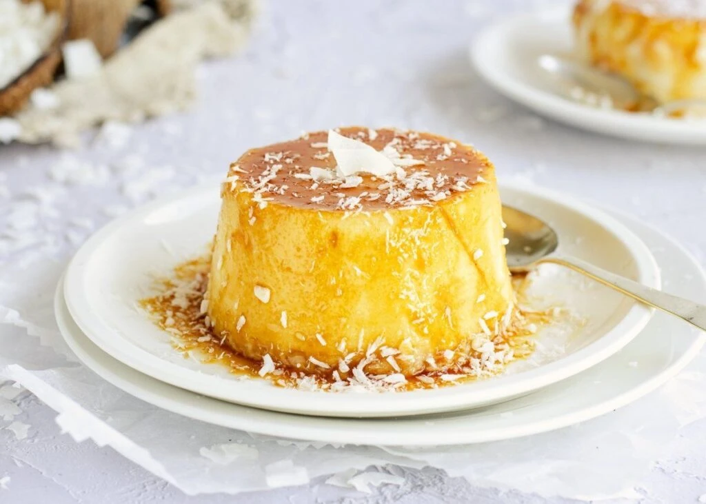 flan de coco