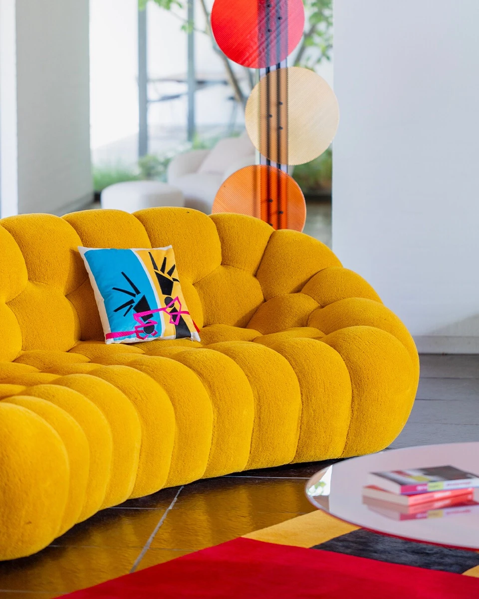 El voluptuoso sofá Bubble