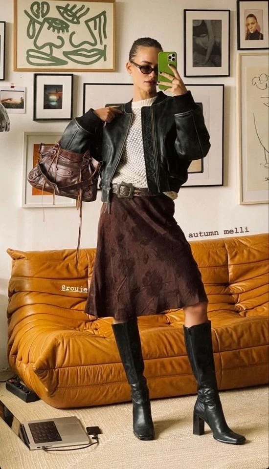 Es fácil de crear looks con este estilo.