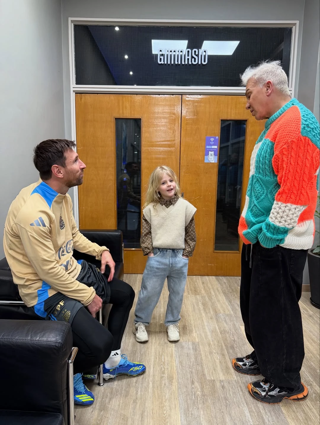 Lionel Messi y Flavio Mendoza: el capitán de la selección conoció a Dionisio, el hijo del productor teatral