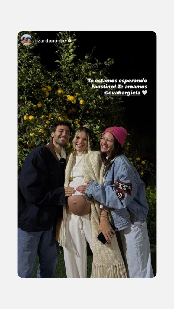 Eva Bargiela y Gianluca Simeone celebraron el baby shower de su primer hijo Faustino