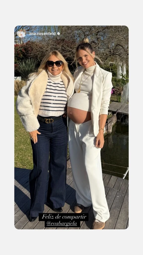 Eva Bargiela y Gianluca Simeone celebraron el baby shower de su primer hijo Faustino