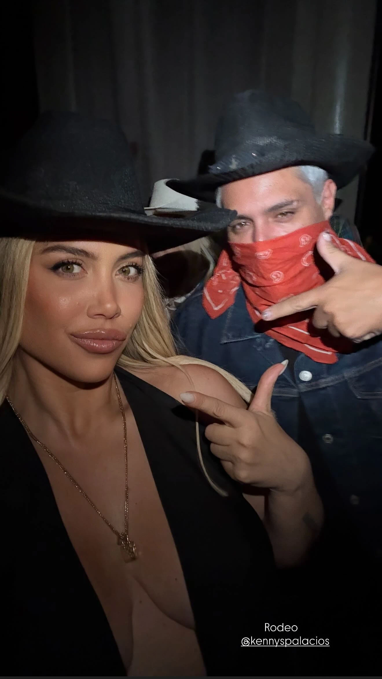 Wanda Nara y su look en la fiesta de Zaira