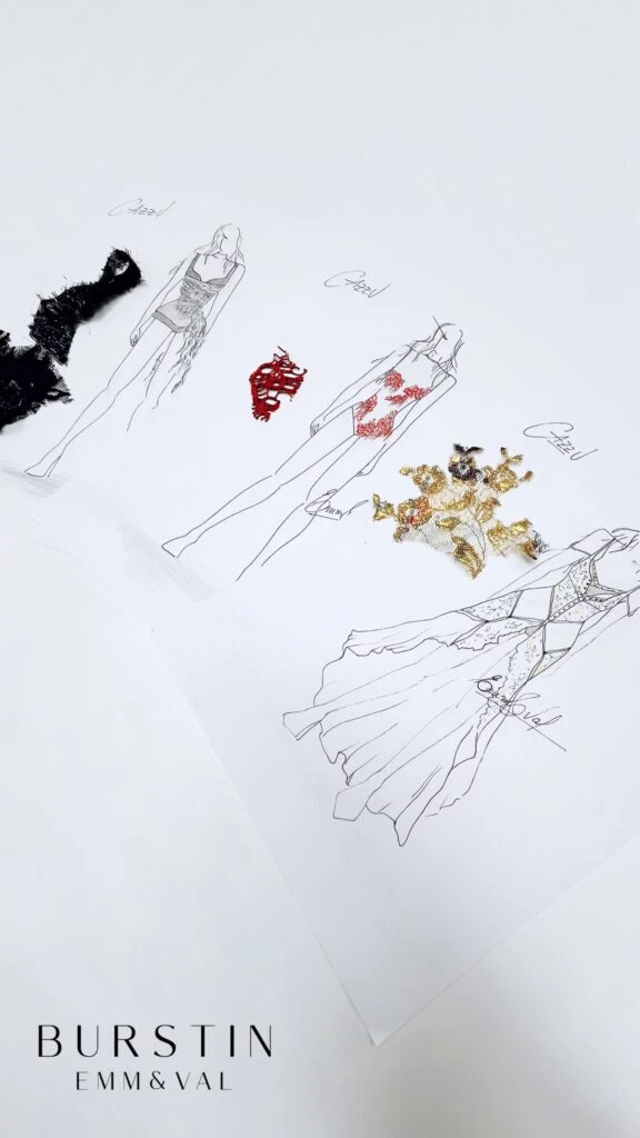 Los figurines que compartió Sylvie Burstin