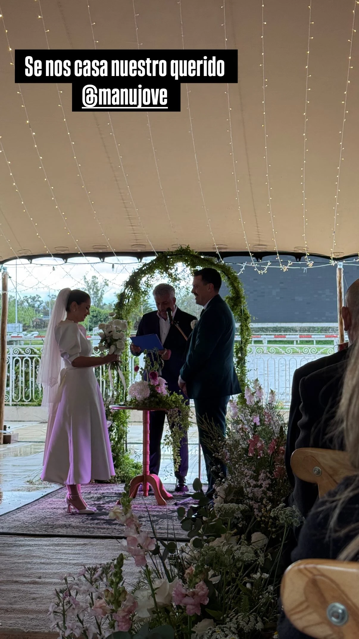 Así fue el casamiento de Manu Jove y Agustina López, los periodistas de TN