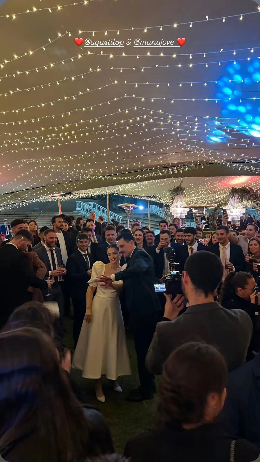 Así fue el casamiento de Manu Jove y Agustina López, los periodistas de TN