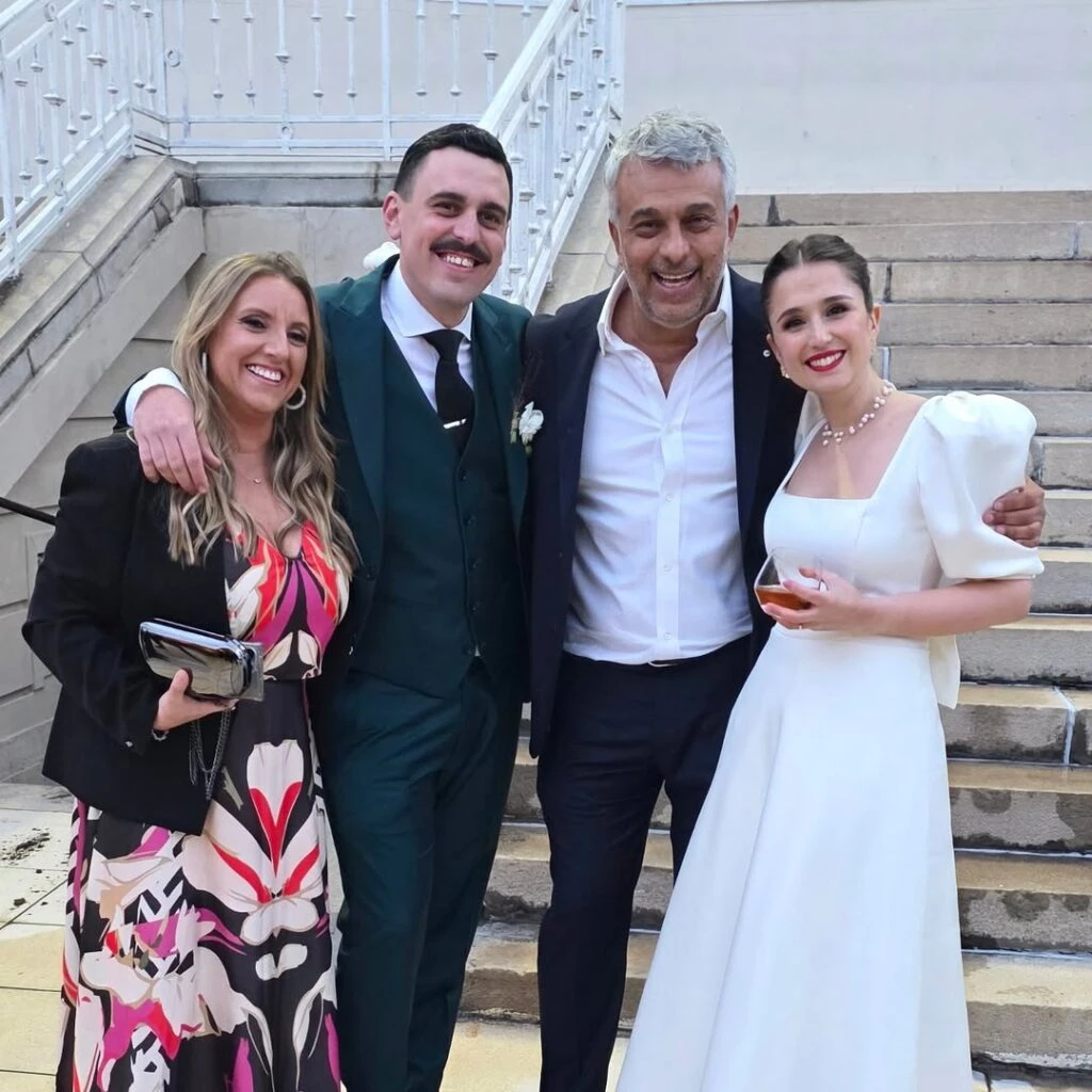 Así fue el casamiento de Manu Jove y Agustina López, los periodistas de TN