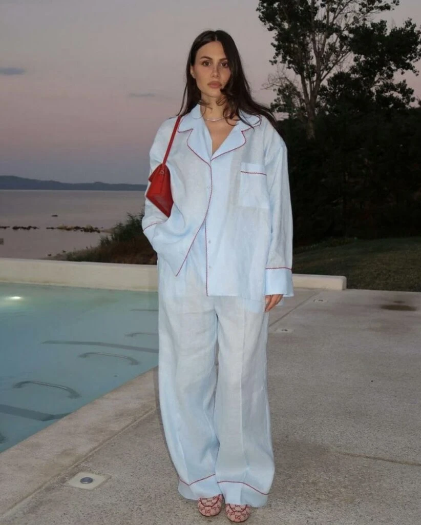 Así se luce el pijama style.