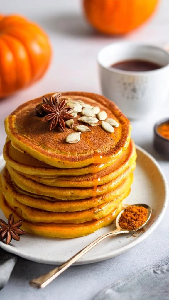 Pancakes de avena y calabaza: receta fácil y saludable para desayunar

