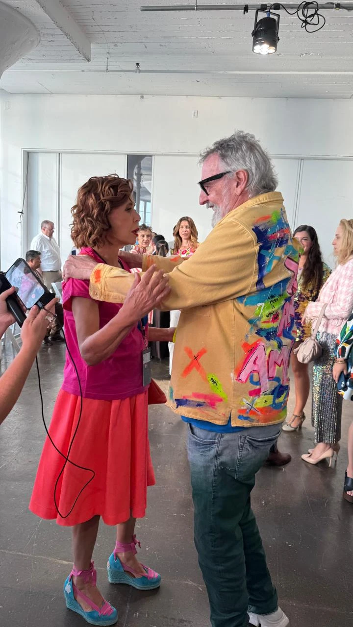 Agatha Ruiz de la Prada y Benito Fernández